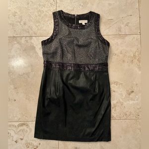 MICHAEL KORS ● Leather A-Line Dress